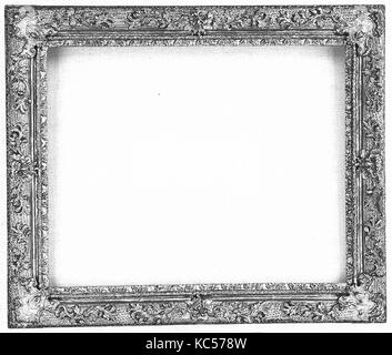 Louis XIV-style frame, ca. 1772, Italiano, Firenze, pioppo, complessivo: 23 x 19 1/2, telai Foto Stock