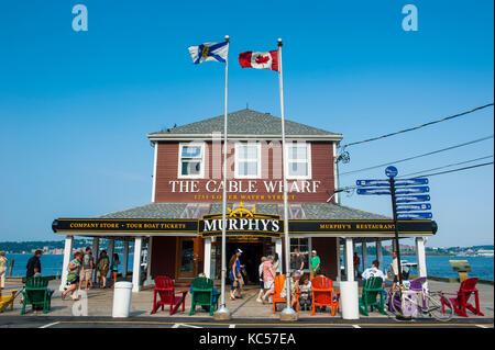 Waterfront, Halifax, Nova Scotia, Canada Foto Stock