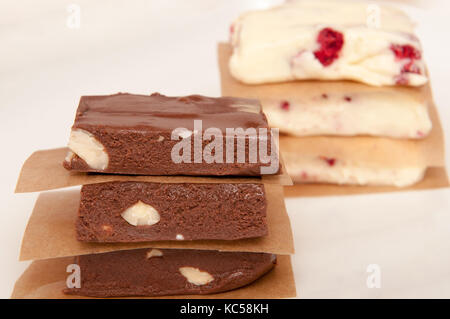 Fondente di cioccolato Foto Stock