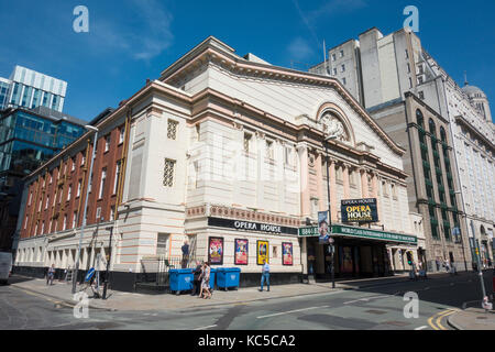 L'Opera House in Quay Street a Manchester, Inghilterra. Foto Stock
