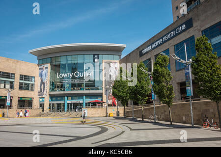 Lowry outlet mall in Salford Quays, Inghilterra. Foto Stock