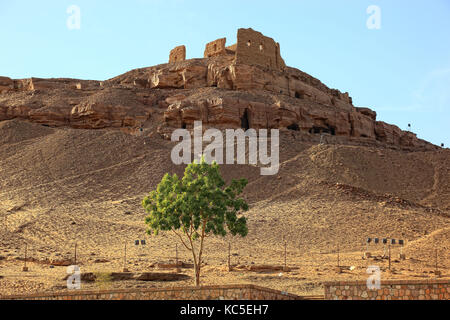 Tombe reali sul Nilo ad Aswan, Alto Egitto, Africa Foto Stock