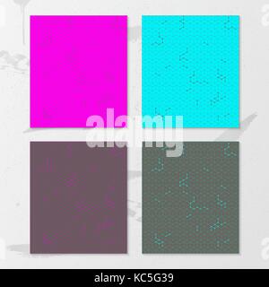 Il futuristico design tecnologia. isometrica combinazione colori modelli. illustrazione vettoriale. Illustrazione Vettoriale