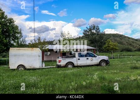 Rancho la Volanta. Expedition con multe científicos y conservacionistas. Alrededor de 50 personas (mex y usa) de las distintas disciplinas de las c Foto Stock