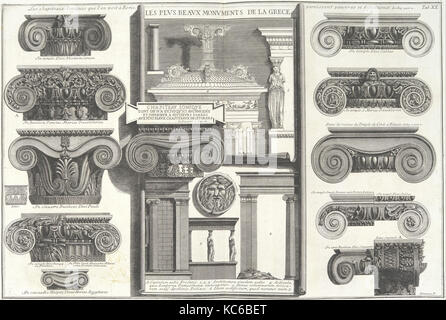 Della Magnificenza e d'Architettura de' Romani (sulla grandezza e l'architettura dei Romani da Gio. Battista Piranesi Foto Stock