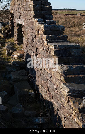 Hempshaw's Farm, Anglezarke Moor, West Pennine Moors, Lancashire Foto Stock