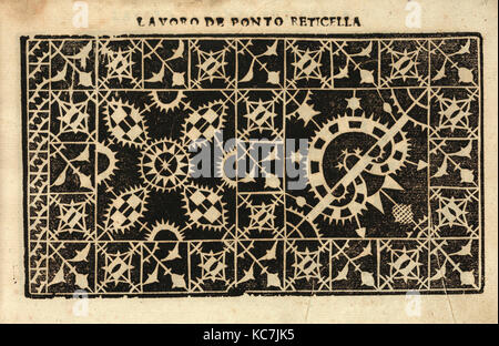 Studio delle virtuose Dame, pagina 17 (recto), 1597 Foto Stock