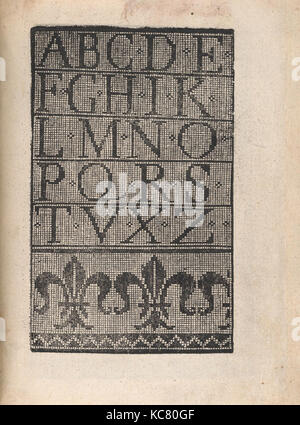 Ornamento delle belle & virtuose donne, pagina 18 (recto), 1554 Foto Stock