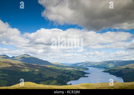 Loch Tay Da Meall Clachach Vicino A Killin Stirling Scozia Foto Stock