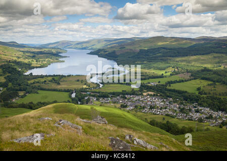 Loch Tay Da Meall Clachach Vicino A Killin Stirling Scozia Foto Stock