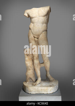 Statua in marmo della Diadoumenos (Gioventù legatura di un filetto intorno alla sua testa), 1st-II secolo A.d Foto Stock