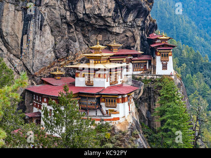 Paro Taktsang: Tiger's Nest monastero - Bhutan Foto Stock