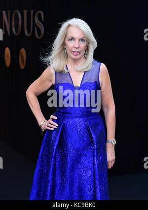 Amanda nevill frequentando il bfi luminosa gala di beneficenza tenutasi presso la Guildhall, Londra. Foto Stock