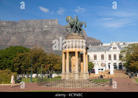 Delville legno memorial e iziko South African Museum, società del giardino, cape town, Western Cape, Sud Africa Foto Stock