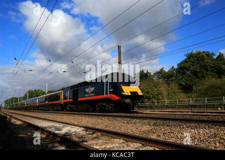 43467 Grand Central treni società operativa, 43 classe diesel ad alta velocità per treno, East Coast Main Line Railway, Peterborough, Cambridgeshire, Inghilterra, U Foto Stock