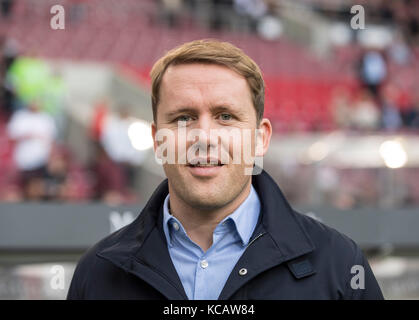 Stoccarda, Germania. 16 settembre 2017. OLAF REBBE (Sportdirektor, WOB) Fussball 1. Bundesliga, 4. Spieltag, VfB Stuttgart (S) - VfL Wolfsburg (WOB), AM 16.09.2017 a Stoccarda/Germania. |utilizzo del credito mondiale: dpa/Alamy Live News Foto Stock