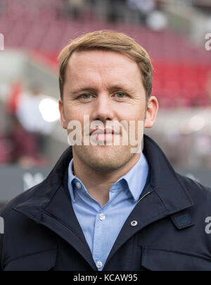 Stoccarda, Germania. 16 settembre 2017. OLAF REBBE (Sportdirektor, WOB) Fussball 1. Bundesliga, 4. Spieltag, VfB Stuttgart (S) - VfL Wolfsburg (WOB), AM 16.09.2017 a Stoccarda/Germania. |utilizzo del credito mondiale: dpa/Alamy Live News Foto Stock