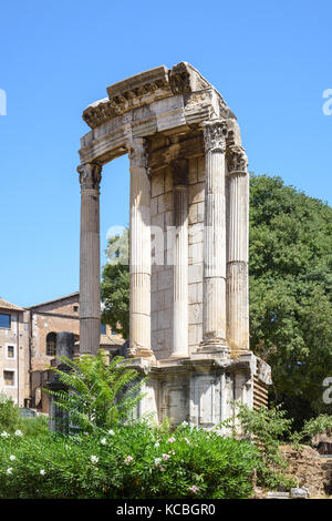 Tempio di Vesta, Roma, Italia Foto Stock