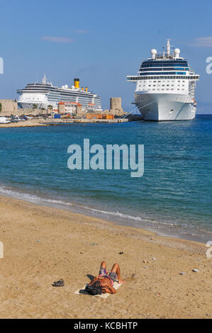 Rodi, Grecia Foto Stock