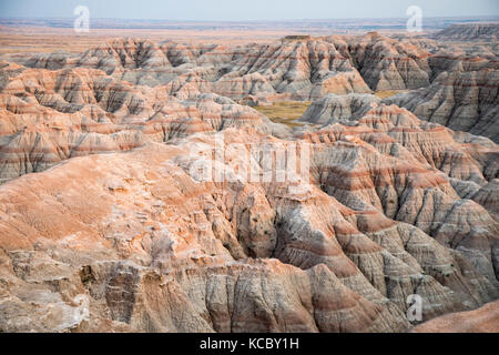 Parco nazionale Badlands, South Dakota. Foto Stock