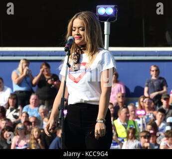 Game4Grenfell - partita di calcio di beneficenza al Loftus Road Stadium, South Africa Road, Londra con: Rita ora dove: Londra, Regno Unito quando: 2 settembre 2017 credito: WENN.com Foto Stock