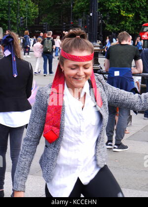 Trafalgar square Londra Foto Stock