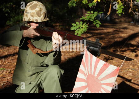 Durante la seconda guerra mondiale articoli militari & rievocazione storica Foto Stock