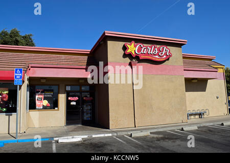 Carl's Jr fast food Ristorante, California Foto Stock