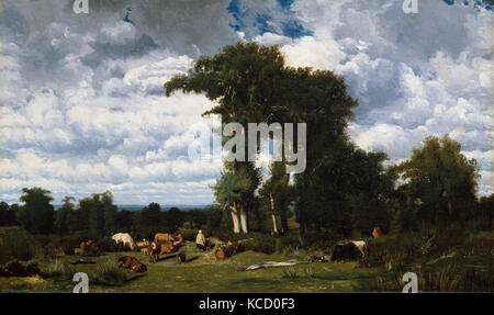 Paesaggio con bestiame in Limousin, Jules Dupré, 1837 Foto Stock