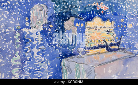 Venezia: la notte di festa del Redentore, Henri-Edmond Cross, 1903 Foto Stock