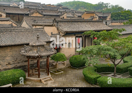 Famiglia privata edifici nella famiglia di wang composto, jingsheng town, shanxi, Cina Foto Stock