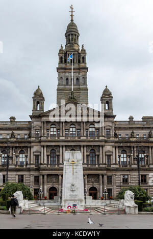 George Square, Glasgow, regione di Strathclyde, Scozia, Regno Unito Foto Stock