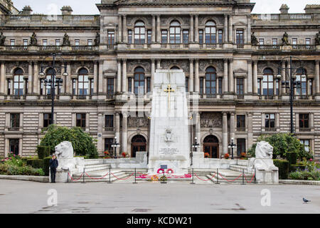 George Square, Glasgow, regione di Strathclyde, Scozia, Regno Unito Foto Stock