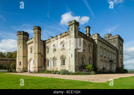 Pomeriggio autunnale a Chiddingstone Castle nel Kent, Inghilterra. Foto Stock