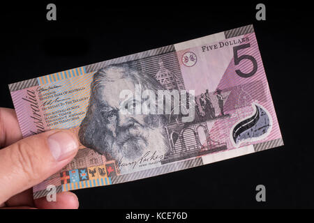 Una banconota australiana Foto Stock