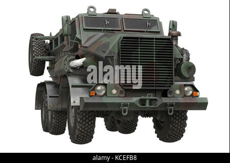 Auto camuffata militare per camion Foto Stock