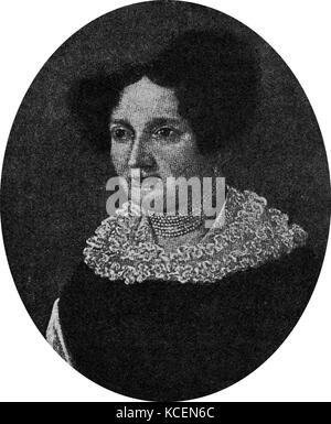 Elisabeth (Vietz), Schubert madre di Franz Peter Schubert (1797 - 1828) Il compositore austriaco. Foto Stock