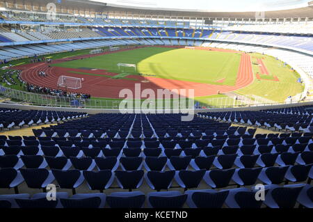 Preparazione finale sotto la strada di fifa u-17 world cup india 2017 presso lo Stadio Salt Lake o yuvabharati krirangan Foto Stock