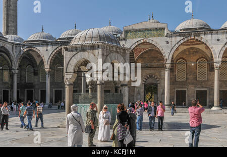 Sultan Ahmet Camii, Moschea blu Istanbul, Turchia Foto Stock