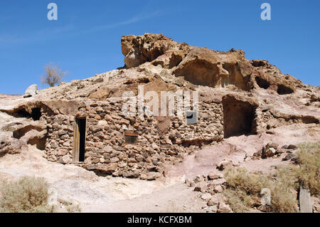 Antica città mineraria di calico, San Bernardino County, California, Stati Uniti d'America Foto Stock