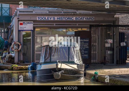 Tooleys cantiere storico Oxford Canal Banbury Oxfordshire Inghilterra Foto Stock