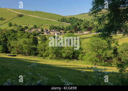 Kettlewell Craven North Yorkshire, Inghilterra Foto Stock
