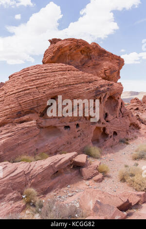 Gli alveari nella valle del fuoco, nevada Foto Stock