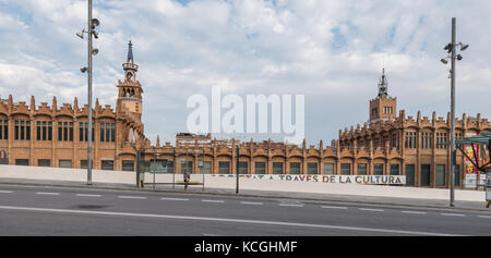 Fábrica Casaramona, Barcellona, in Catalogna, Spagna Foto Stock