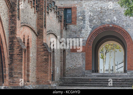 La cantina Codorníu, Sant Sadurnì d'Anoia, Spagna Foto Stock