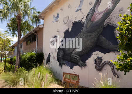 Ingresso Gatorland - Orlando, Florida USA Foto Stock