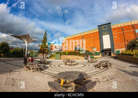 La sala da pranzo oasi trimestre, Meadowhall, sheffield Foto Stock