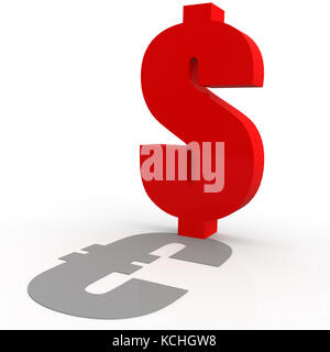 Dollaro ed Euro segno immagine con hi-res resa grafica che può essere utilizzata per qualsiasi graphic design. Foto Stock