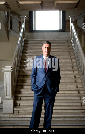 Xavier garcia albiol è un politico spagnolo, membro del partito popolare di pp e membro del Parlamento di Catalogna. Egli era sindaco di Badalona. Foto Stock