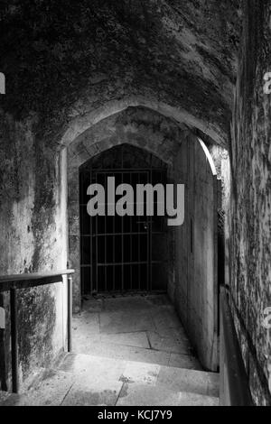 Il castello di Winchester un edificio medievale in Hampshire, Inghilterra. Essa è stata fondata nel 1067. Solo la sala grande si erge ancora; ospita un museo Foto Stock